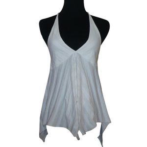 Ella Moss Waldo White Tonal Halter Top